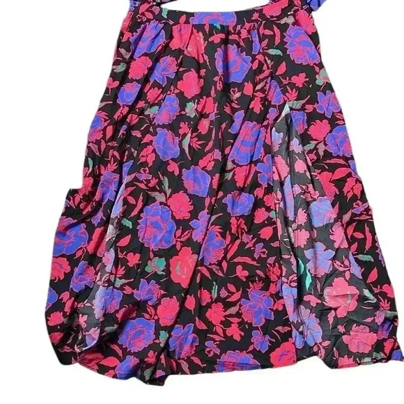 SHEIN Floral Split Maxi Boho Multicolor Skirt Set Size 2XL - Picture 4 of 12